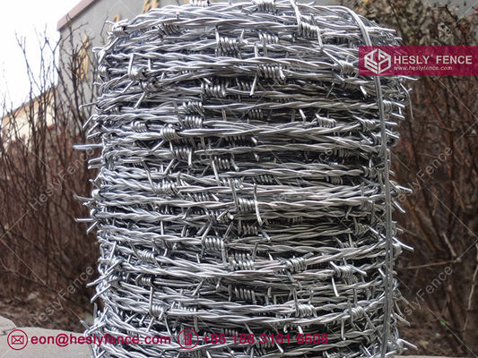 السلك الشوكي المزدوج 12×14# السلك الشوكي المغلف المزود