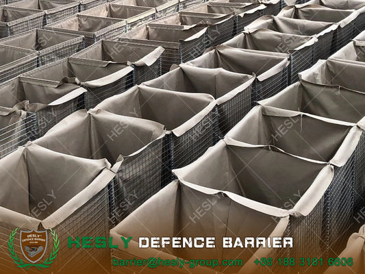 الصين الحاجز الدفاعي العسكري مع قماش الجيوتيكستيل الأبيض (الصانع/ المصنع) المزود