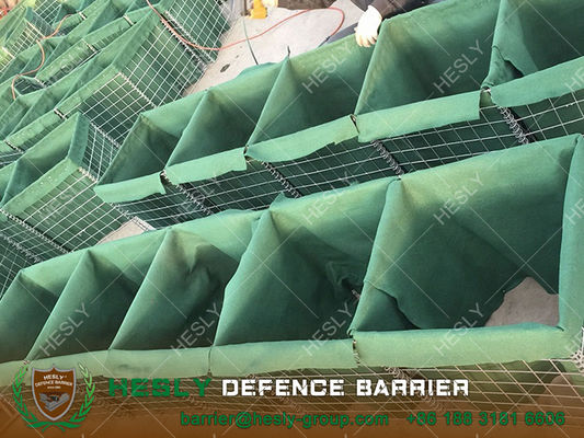 الصين الحاجز الدفاعي العسكري مع قماش الجيوتيكستيل الأبيض (الصانع/ المصنع) المزود